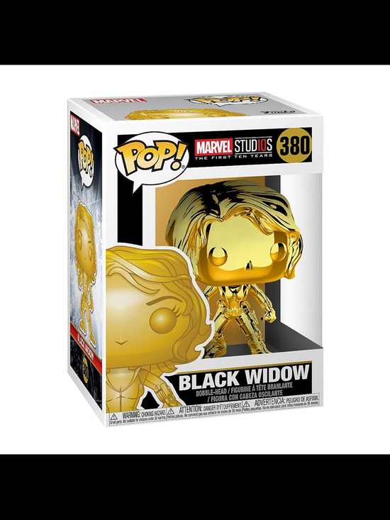 Funko Other - Funko Pop! Black Widow Gold Chrome Figure (Gold)